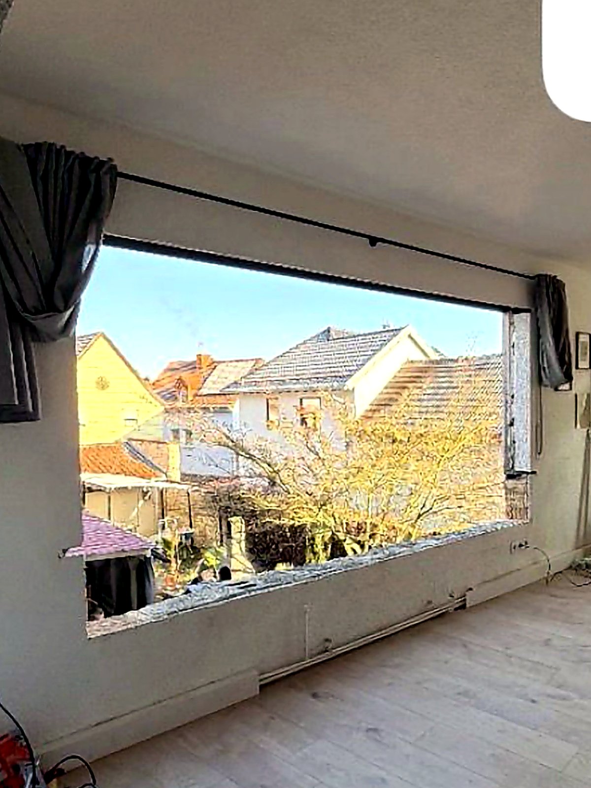 Fensterreparatur in Partenheim vorher